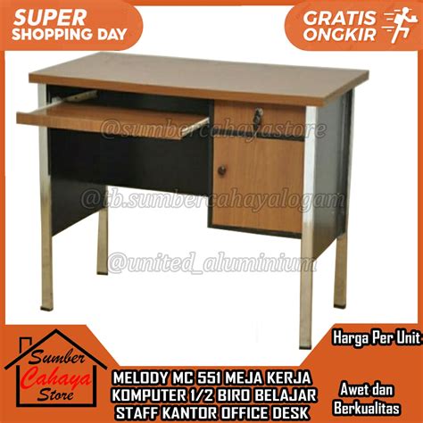 Jual Kargo Meja Mc Tulis Kantor Kerja Minimalis Komputer Laptop