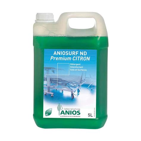 Aniosurf ND Premium Détergent Désinfectant Sols et Surfaces 5L