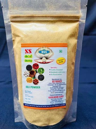 G Spicy Idli Podi Powder Packaging Size Gm Packaging Type