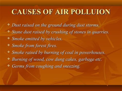 Air pollution and smoking | PPT | Free Download