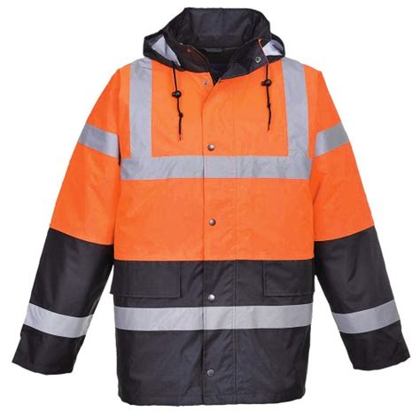 Portwest Hi Vis Winter Jacket Extreme Cold Waterproof Hi Vis Coat