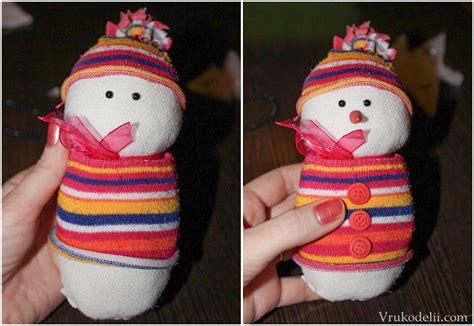 Снеговики из носков / Шитьё / В рукоделии