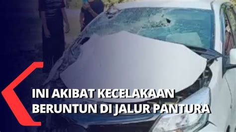 Akibat Kecelakaan Beruntun Di Jalur Pantura Orang Terluka Hingga