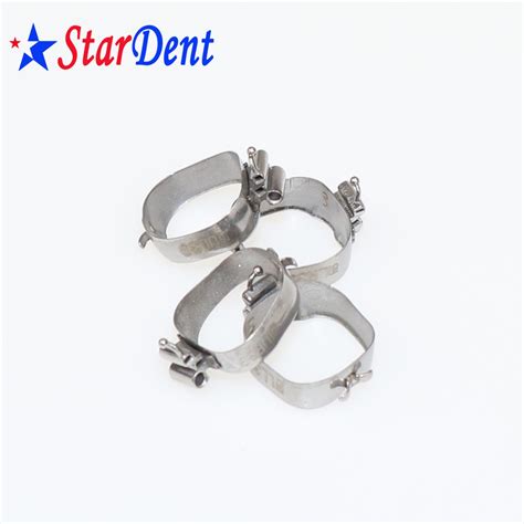 Dental Orthodontic Material Molar Band With Roth Tube With Hook