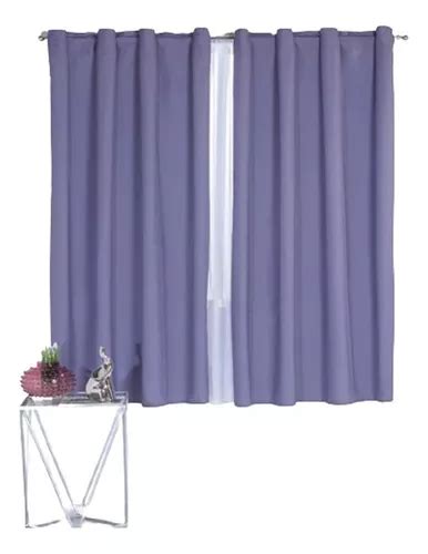 Cortina Decorativa Neo Lavanda Corta Colchas Concord Meses Sin Inter S