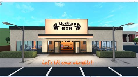 NEW RENOVATED BLOXBURG GYM YouTube