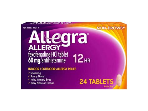 Allegra Allergy 12 hour 24 count – ACE Nutrition USA