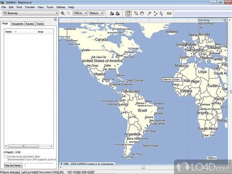 Garmin MapSource - Screenshots