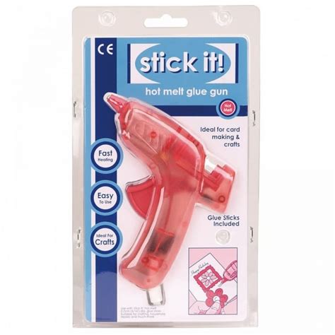 Docrafts Stick It Glue Gun Hot Melt Red Stationery Pens From Crafty Arts Uk