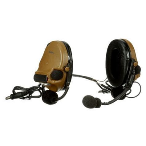 3M PELTOR ComTac IV Hybrid Communication Headset, Dual Comm, Flexi Boom ...