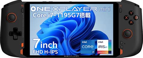 輸入 One Netbook ONEXPLAYER mini ProゲーミングUMPC 7インチ 619g 軽量 Alder Lake Co