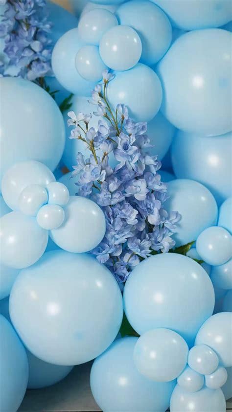 Gender Reveal Balloons Pink And Blue Baby Gender Reveal Party