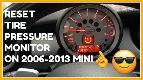 How To Reset Tire Pressure Monitor On 2006 2013 MINI YouTube