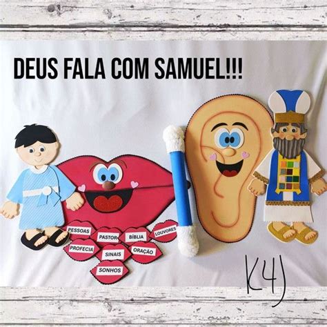 Recurso Visual Bíblico Deus Fala Samuel Elo7 Produtos