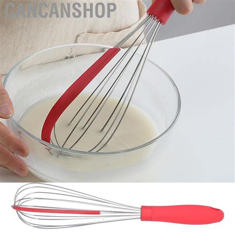 Cancanshop ลกโปงสแตนเลสพรอมทขดซลโคนสำหรบครมทำอาหาร Hot Shopee Thailand