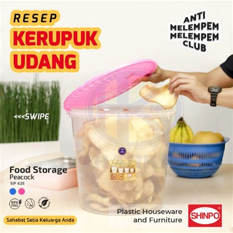 Jual Toples Bulat PEACOCK 25 L SHINPO SIP 625 Sealware Transparant