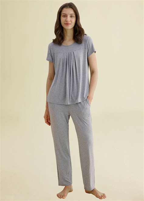 Bamboo Viscose Pajamas Soft And Comfortable Sleepwear For Women Latuza