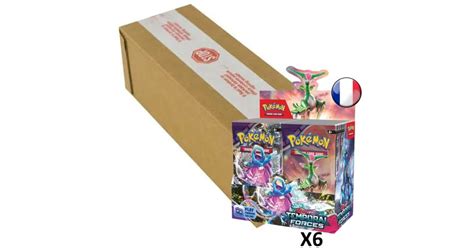 Pokémon Carton de 6 Boites de 36 Boosters Ecarlate et Violet