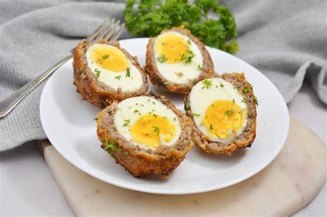 Easy Keto Air Fryer Scotch Eggs Low Carb Idea Quick Healthy Best Recipe