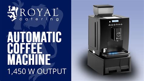 Automatic Coffee Machine Royal Catering Rc Facmp Product Presentation