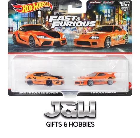 Hot Wheels Toyota Supra And Gr Supra Fast And Furious Pack Set