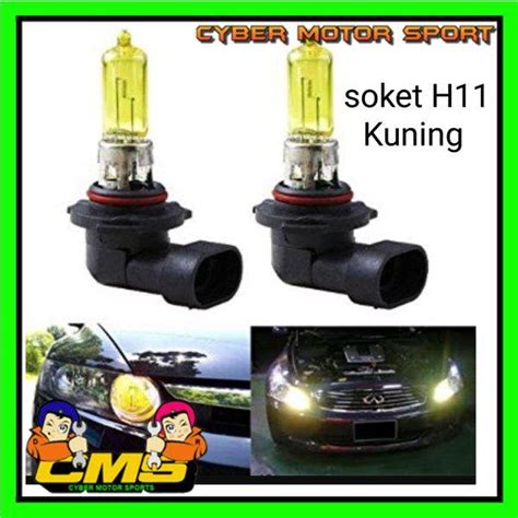 Jual Lampu Halogen H Pure Yellow Lampu Bohlam Foglamp Halogen Lampu