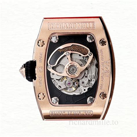 Richard Mille RM 07-01 Automatic Ladies Watch Black With Diamonds Dial - Richard Mille Replica ...