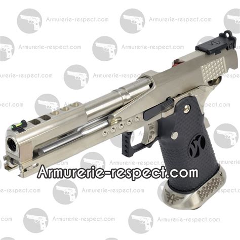 R Plique Airsoft Gbb Hx Ipsc Split Silver Aw Custom Armurerie