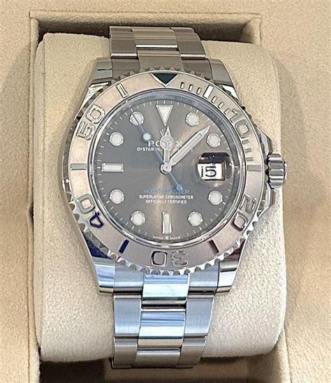 Rolex Yachtmaster 126622 40mm Rhodium Dial Platinum Bezel 2021 Full Set