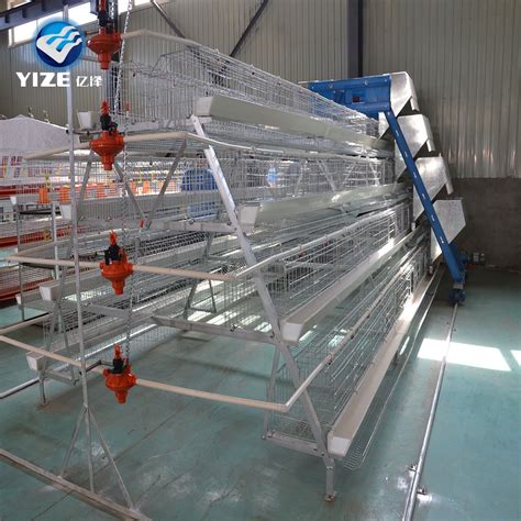 Tier Layer Manual Cages Electro Galvanized Hot Dipped Chicken Cages