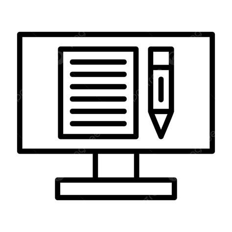 Online Line Icon Vector Online Icon Computer Delivery Png And Vector