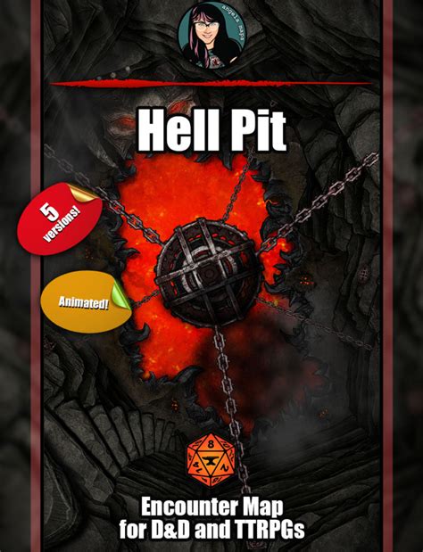 Hell Pit Foundry VTT Support Animated WEBM Angela Maps Free