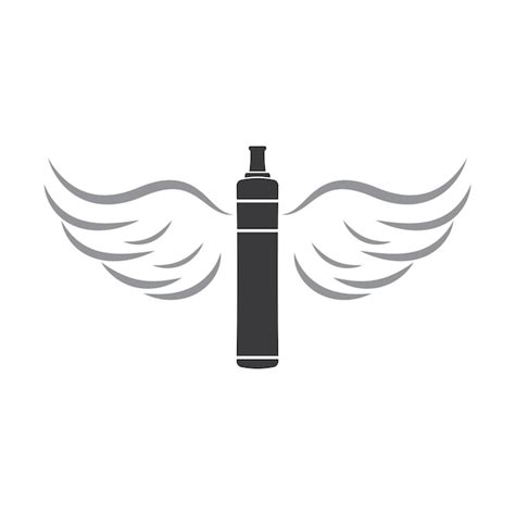 Logotipo De Vapor O Vape Vector Premium