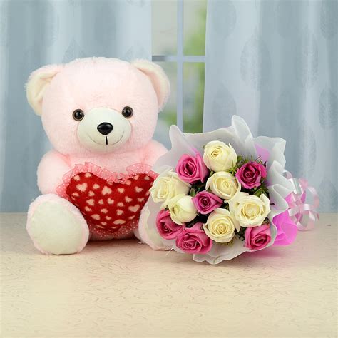 Pink Teddy Bear Images With Roses at Stacey Diaz blog