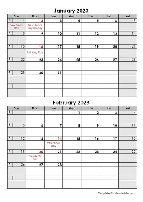 3 Month Calendar Printable 2023 Free