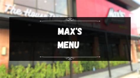 Max S Menu Prices Philippines November 2024 Updated