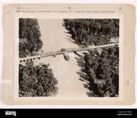 South Carolina Santee River Bridge Aerial Photograph Stock Photo Alamy