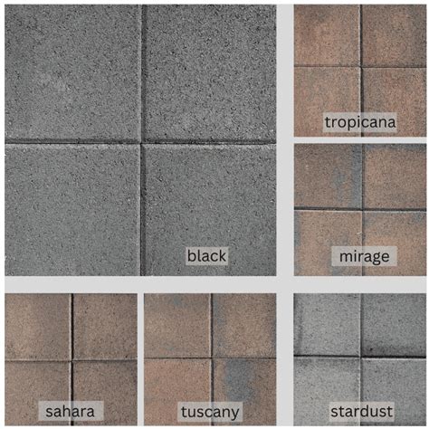 Paver Colors - IDAStone