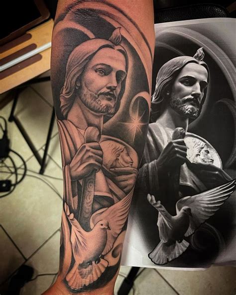 Jorge Hernandez On Instagram Tatuaje De San Judas Tadeo Que Me Toc