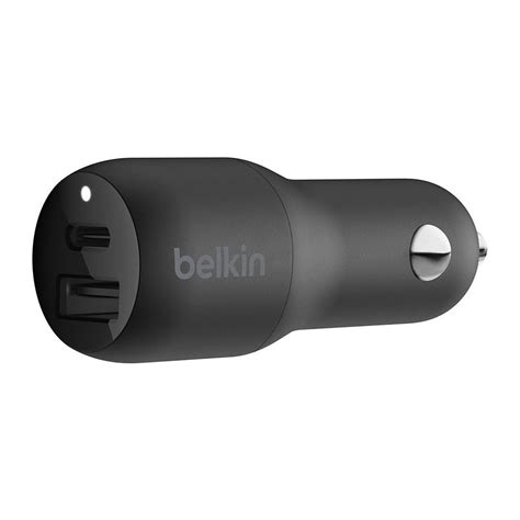 Belkin Boost Charge Chargeur De Voiture Ports Usb C Pd W Usb A