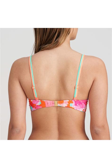 Bikini Rosa Con Aro Sin Relleno Unas Con Descuento Bikini Con Aro