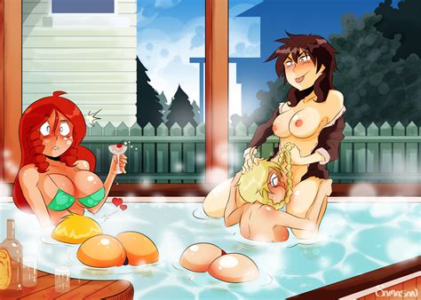 Hot Tub Lez Machine By Samasan Hentai Foundry