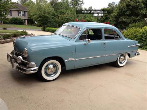 1951 Ford Custom 2 Door Sedan V8 Std Shift