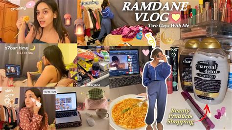 2 Days With Me In Ramadan🌙 دوزو معايا آخر ايام رمضان 🌯💗🥰cooking🥗self