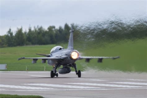 Saab Delivers The First Series Produced Gripen E Fighter To Fmv