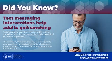 Infographic For Tobacco Use Mobile Phone Text Messaging Cessation