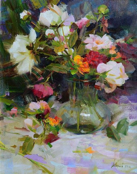 Pin By On Flower Painting Floral Oil