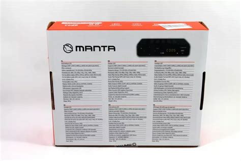 Dekoder Tuner Manta Dvbt Pro Dvb T Komplet Oficjalne