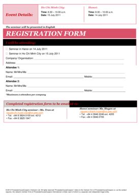 Fillable Online REGISTRATION FORM ATION FORM PwC Fax Email Print