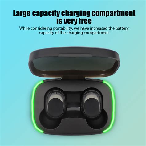 New Y60 Tws Bluetooth 50 Earphones Wireless Touch Control Gaming Headset Noise Cancelling